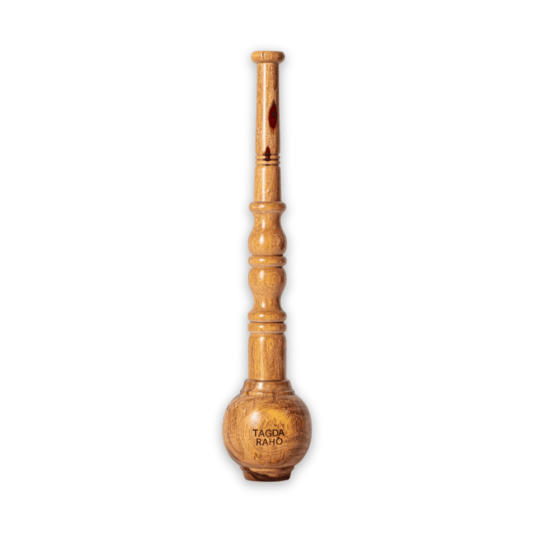 Classic Hanuman Gada – 2 Kg (4 lbs) Wooden Mace + Free Home Workout Series