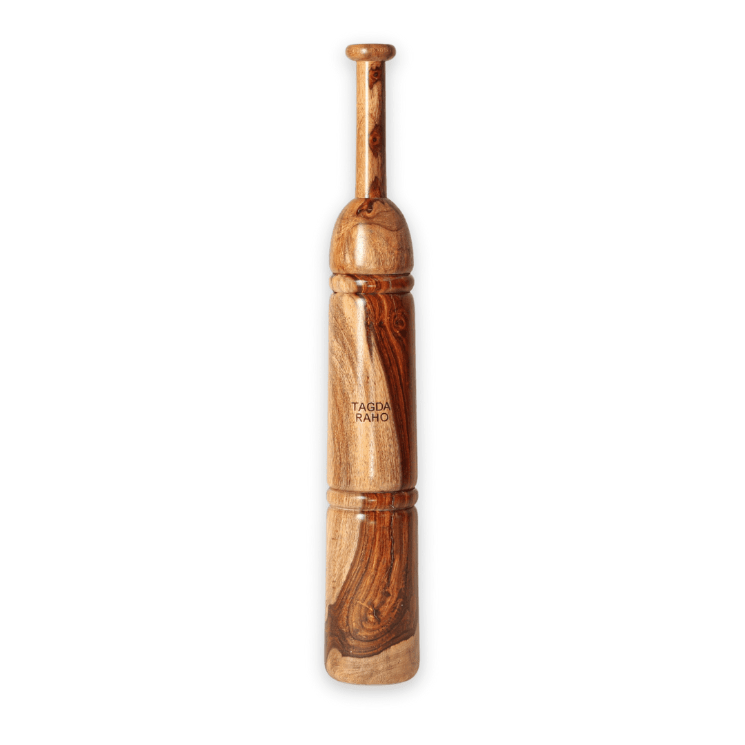 Adjustable Mudgar - 5 Kg (11 lbs) Wooden Club + Free Home Workout Series