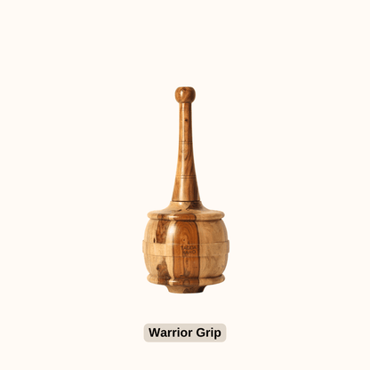 Adjustable Vajra – 12 Kg (26 lbs) Advanced Wooden Mace +  Free Home Workout Series