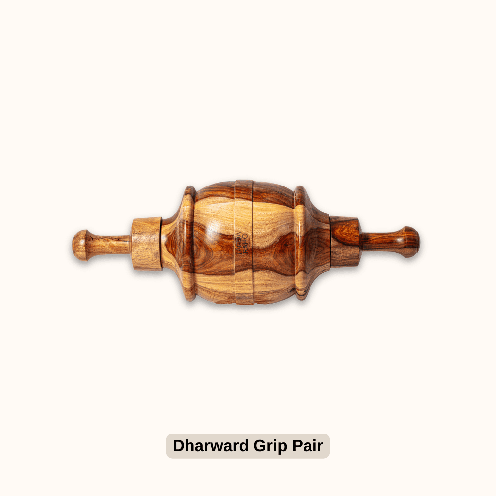 Adjustable Vajra – 16g Kg (35 lbs) Advanced Wooden Mace +  Free Home Workout Series