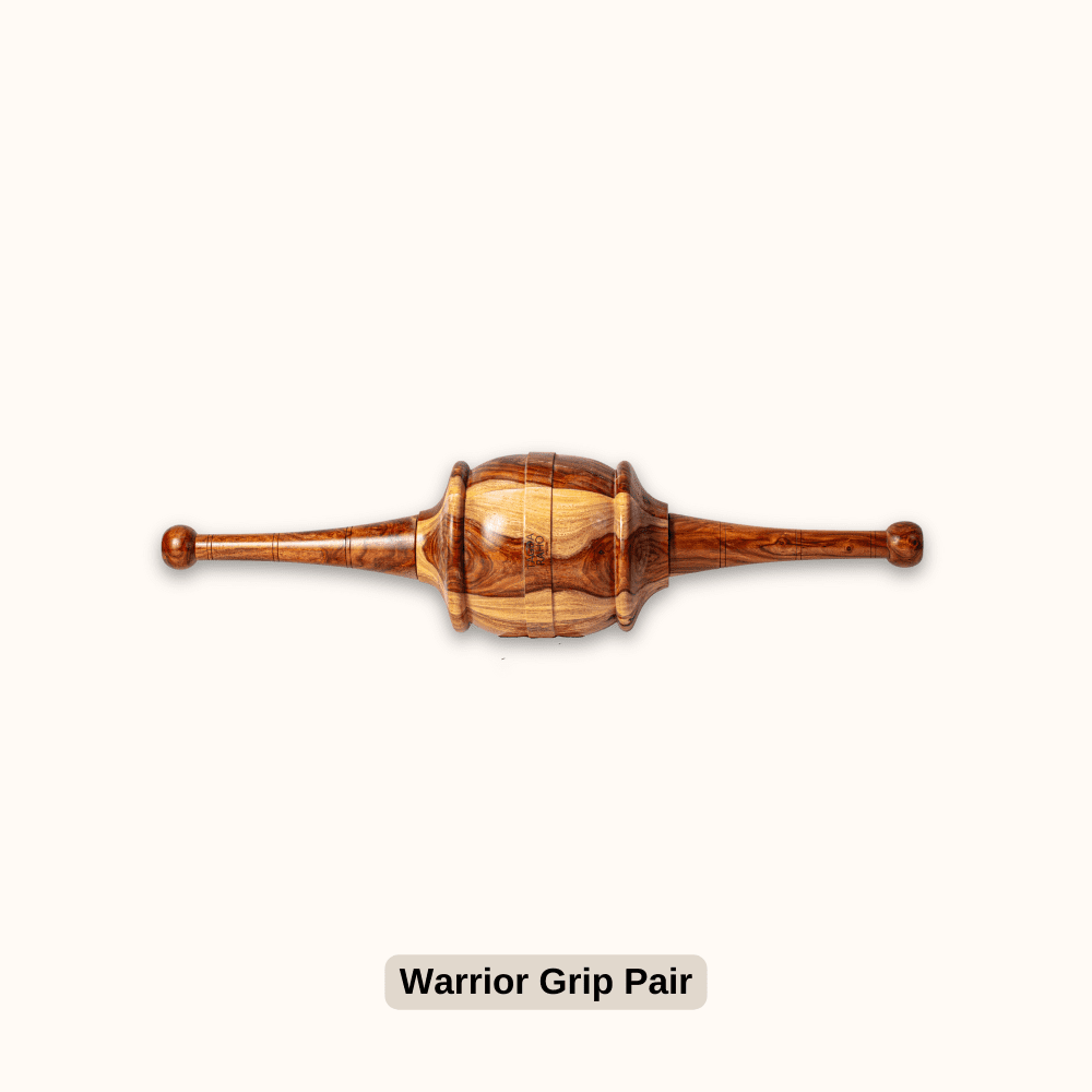 Adjustable Vajra – 16g Kg (35 lbs) Advanced Wooden Mace +  Free Home Workout Series