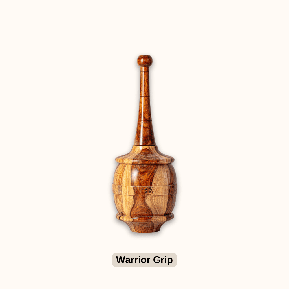 Adjustable Vajra – 16g Kg (35 lbs) Advanced Wooden Mace +  Free Home Workout Series