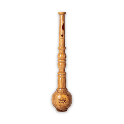 Classic Hanuman Gada – 2 Kg (4 lbs) Wooden Mace +  Free Home Workout Series