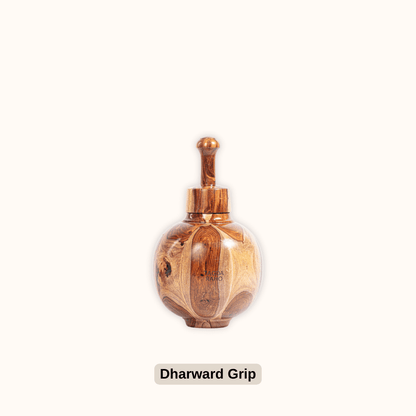 Adjustable Hanuman Gada – 6 kg (13 lbs) Wooden Mace +  Free Home Workout Series