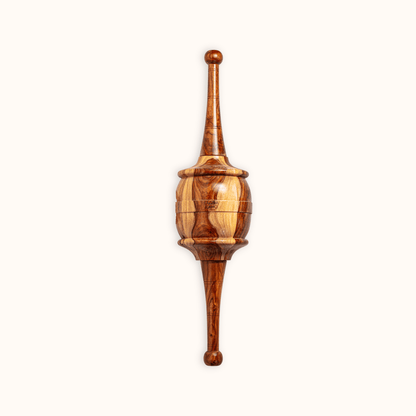 Adjustable Vajra – 12 Kg (26 lbs) Advanced Wooden Mace +  Free Home Workout Series