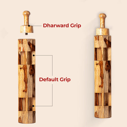 Adjustable Samtola – 12 Kg (26 lbs) Wooden Maceball Bar +  Free Home Workout Series