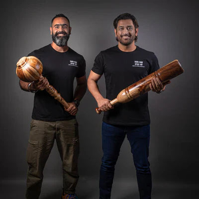 Classic Hanuman Gada - 10 Kg(22 lbs) + Free Home Workout Series.