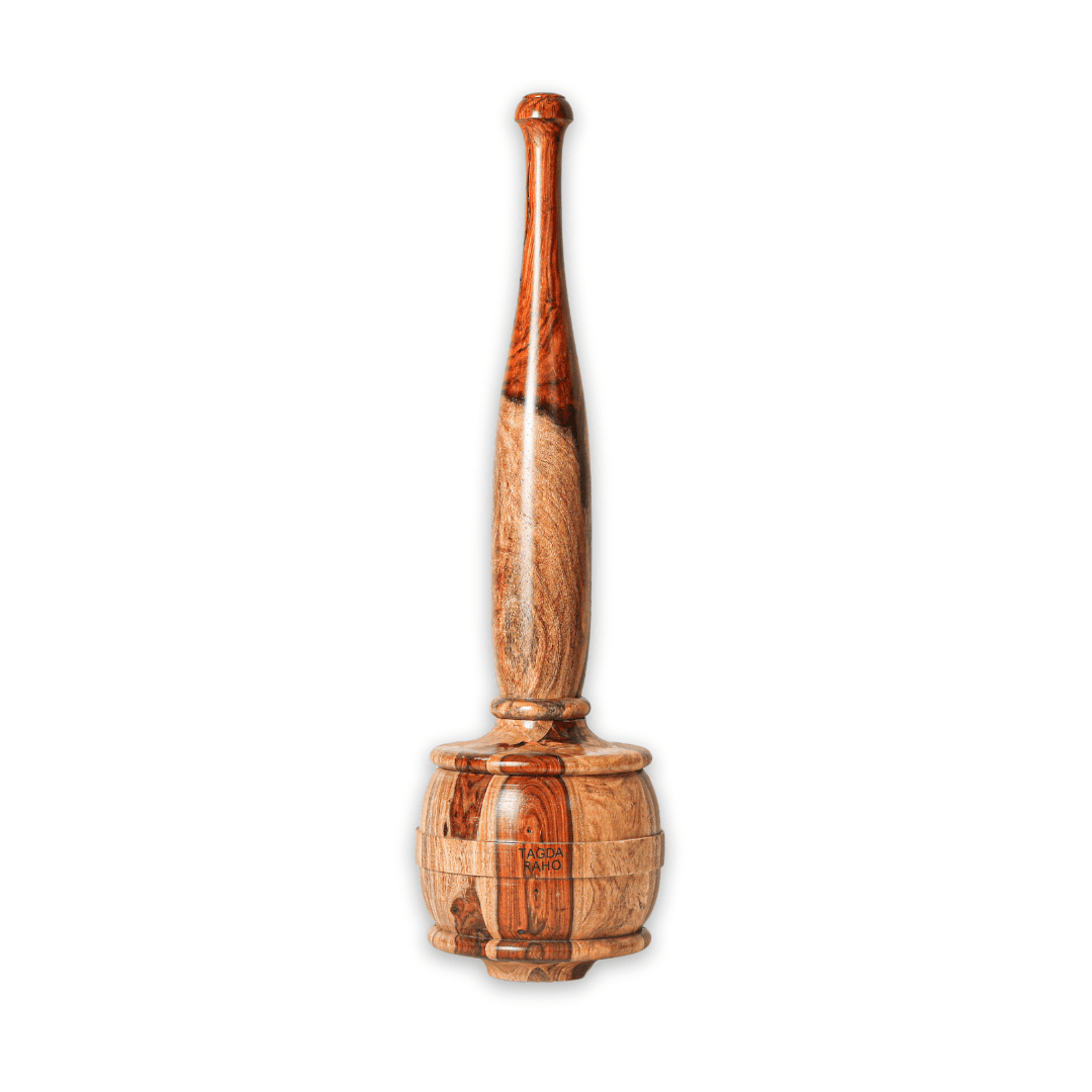 Adjustable Vajra – 12 Kg (26 lbs) Advanced Wooden Mace +  Free Home Workout Series